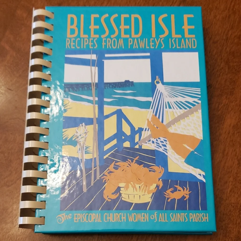 (2)Spiral-Bound Recipe Books - Coastal Cuisine & Blessed Isle (Set Of 2)
